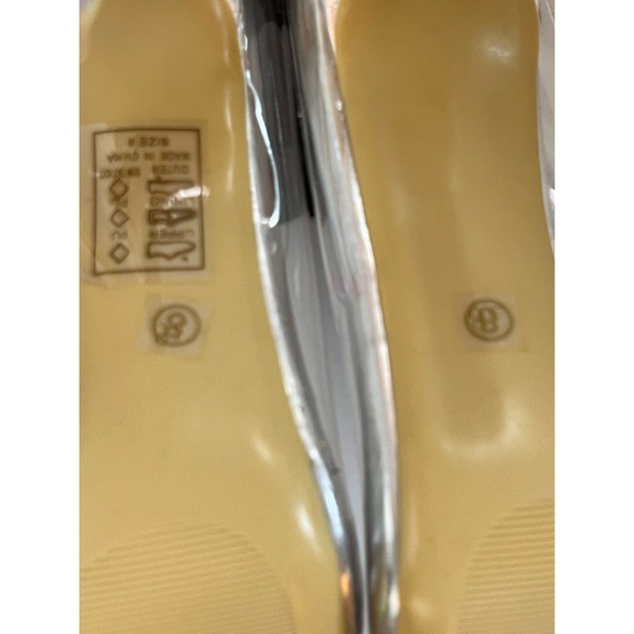 Azalea Wang Metallic Silver Iridescent Snakeskin Stiletto Pumps Sz 8 NWOT - Picture 4 of 5